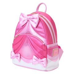 Loungefly! Leather: Disney Cinderella 75Th Anniversary Pinkbow Mini Backpack