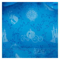 Loungefly! Leather: Disney Cinderella 75Th Anniversary Pinkbow Mini Backpack