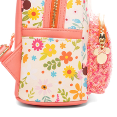 Loungefly! Leather: Disney Minnie Mouse All-over-print Mini Backpack