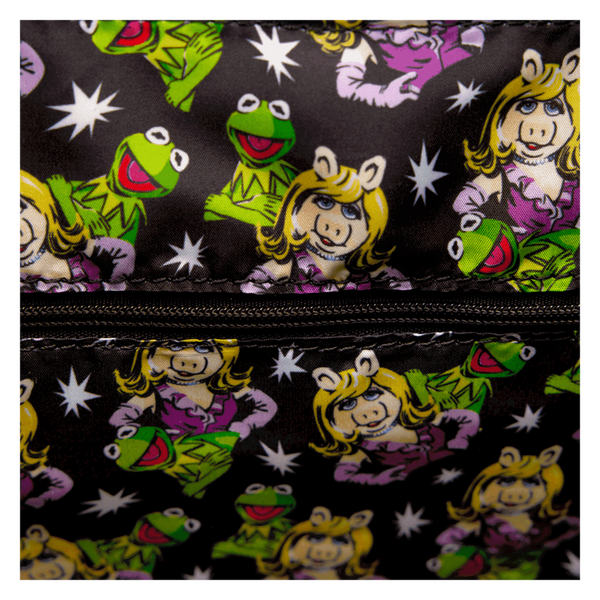 Loungefly! Leather: Disney The Muppets Kermit the Frog Mini Backpack