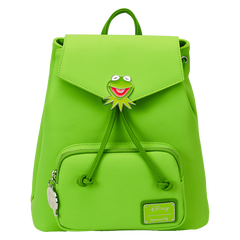 Loungefly! Leather: Disney The Muppets Kermit the Frog Mini Backpack