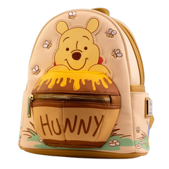 Loungefly! Leather: Disney Winnie the Pooh Honey Pot Figural Mini Backpack