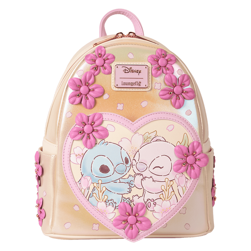 Loungefly! Leather: Disney Cute Stitch Mini Backpack