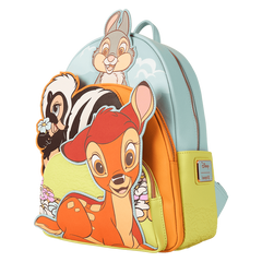 Loungefly! Leather: Disney Bambi Triple Pocket Backpack