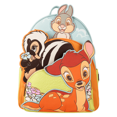 Loungefly! Leather: Disney Bambi Triple Pocket Backpack