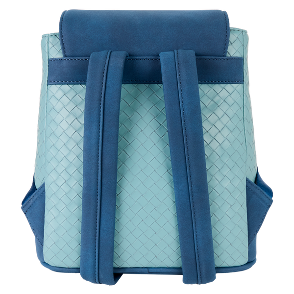 Loungefly! Leather: Disney Stitch Quiet Fandom Mini Backpack