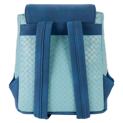 Loungefly! Leather: Disney Stitch Quiet Fandom Mini Backpack