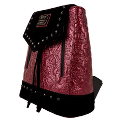 Loungefly! Leather: Disney Villains Quiet Fandom Mini Backpack