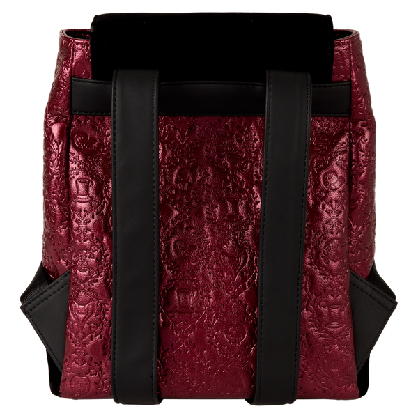 Loungefly! Leather: Disney Villains Quiet Fandom Mini Backpack