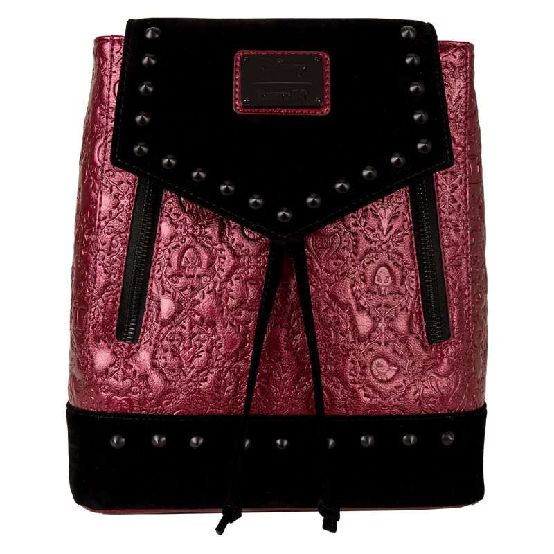 Loungefly! Leather: Disney Villains Quiet Fandom Mini Backpack