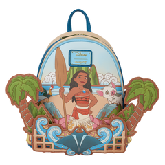 Loungefly! Leather: Disney Moana Mini Backpack