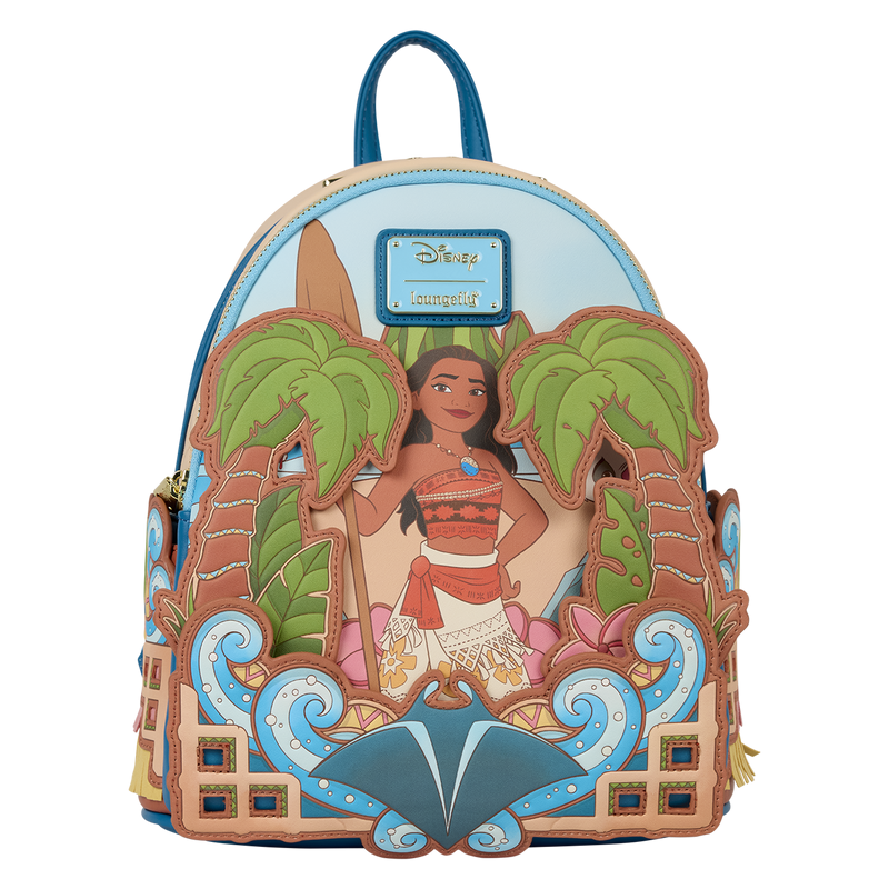 Loungefly! Leather: Disney Moana Mini Backpack