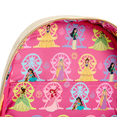 Loungefly! Leather: Disney Princess Ferris Wheel Mini Backpack