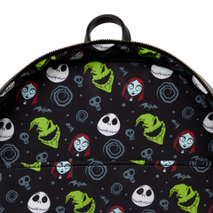 Loungefly! Leather: Disney Nightmare Before Christmas Jack Skellington Full Size Backpack