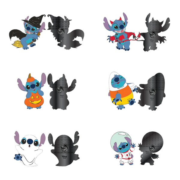 Loungefly! Blind Box Pin: Stitch Halloween Blind Pin Set