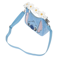 Loungefly! Leather: Disney Lilo and Stitch Springtime Stitch Daisy Handle Crossbody Bag