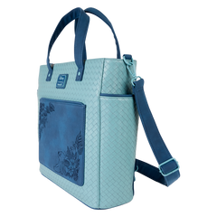 Loungefly! Tote Bag: Disney Stitch Quiet Fandom Convertible Tote Bag