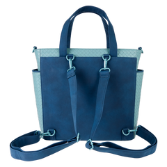 Loungefly! Tote Bag: Disney Stitch Quiet Fandom Convertible Tote Bag