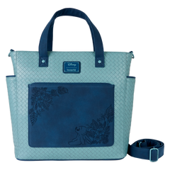 Loungefly! Tote Bag: Disney Stitch Quiet Fandom Convertible Tote Bag