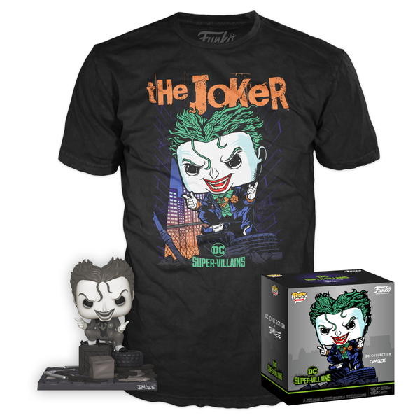 Pop & Tee: DC Jim Lee Joker- L