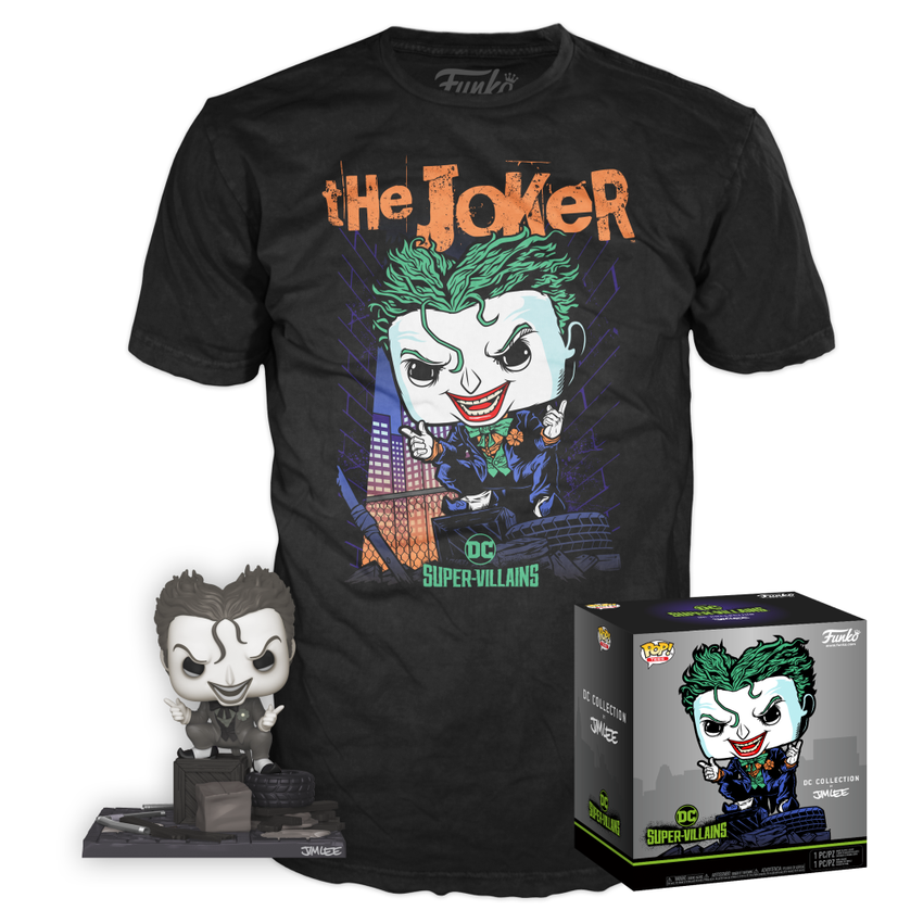 Pop & Tee: DC Jim Lee Joker- S