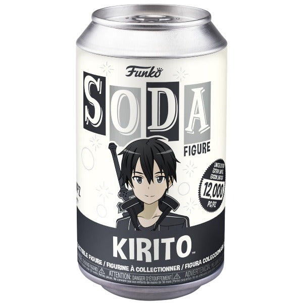 Vinyl SODA: Sword Art Online- Kirito w/Chase