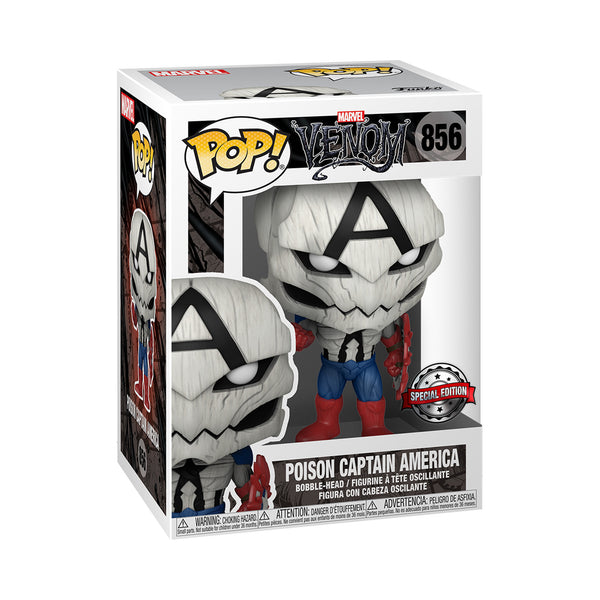 Pop! Marvel: Comics- Poison Captain America (Exc)