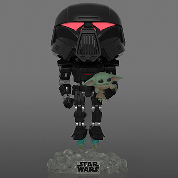 Pop! Tv: Mandalorian - Dark Trooper w/ Child (GW)(Exc)