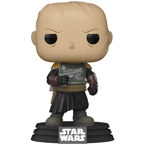 Pop! Tv: Mandalorian- Boba Fett w/o helmet (Exc)