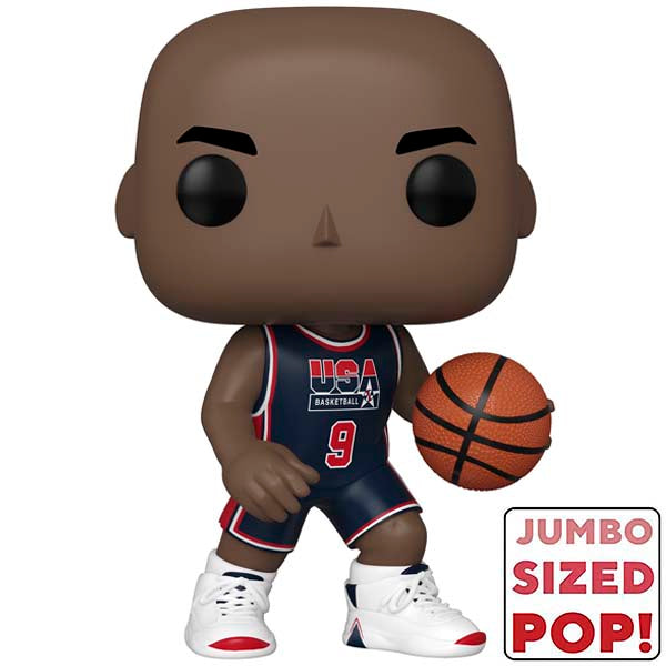 Pop Jumbo! Basketball: NBA- Michael Jordan 10 inch (1992 Team USA Navy U)(Exc)