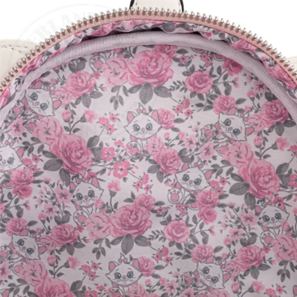 Loungefly! Leather: Disney Marie Floral Footsy