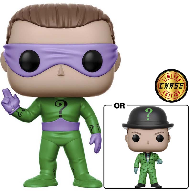 Pop! Heroes: Riddler w/ Chase