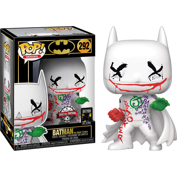 Pop! Heroes: 80th - Joker is Wild Batman (Exc)