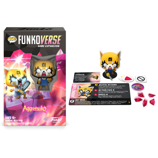 Funkoverse: Aggretsuko 100- Expansion Solo