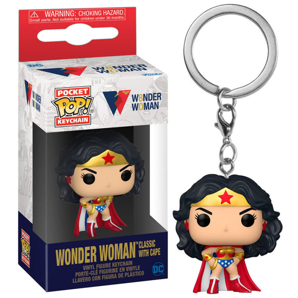 Pocket Pop! Heroes: WW 80th- WW (Classic w/ Cape)