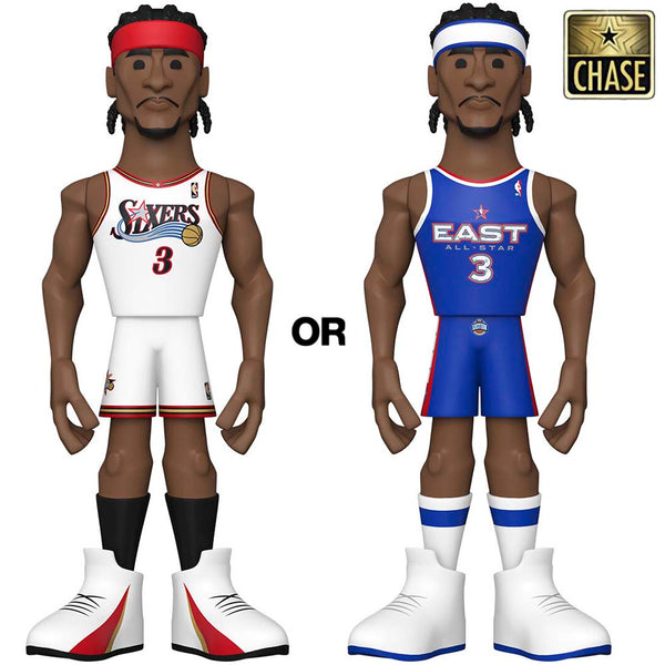 Gold 5" NBA LG: 76ers- Allen Iverson w/Chase