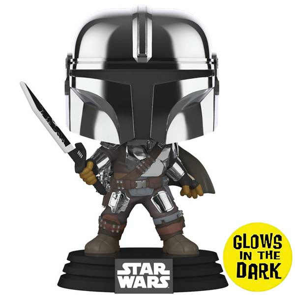 Pop! Tv: Mandalorian- Mando w/ Dark Saber (GW)(MT)(Exc)