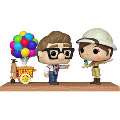 Movie Moment! Movies: Up- Carl & Ellie w/ Balloon Cart (Exc)