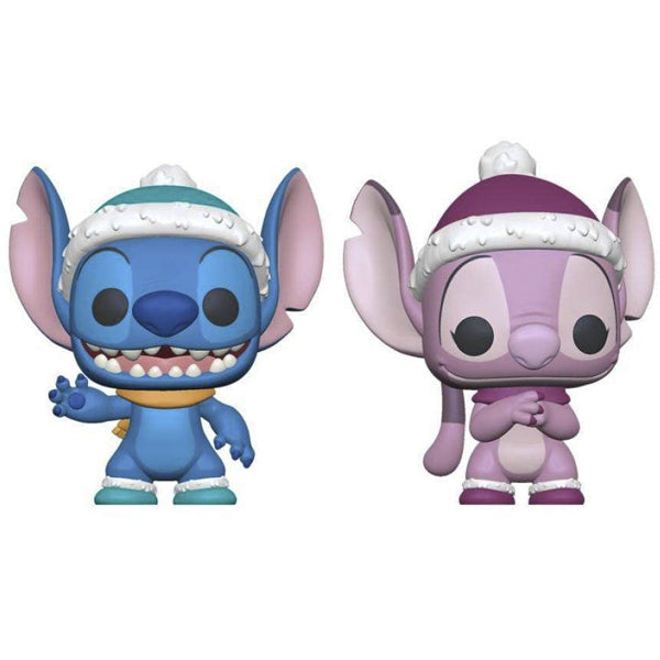 Pop! Disney: Lilo & Stitch- Winter Stitch & Angel 2PK (Exc)