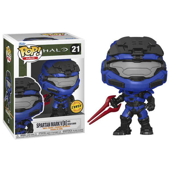 Pop! Games: Halo Infinite- Mark V Blue E Sword w/ Chase