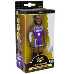 Gold 5" NBA: Lakers- Lebron James (City) w/ Chase