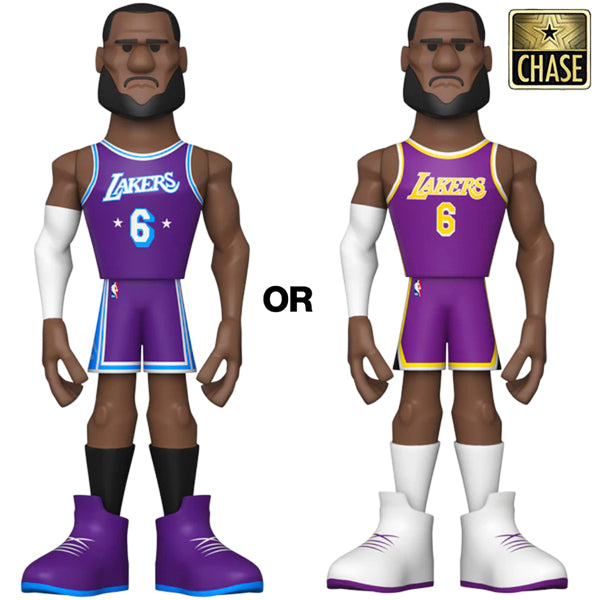 Gold 5" NBA: Lakers- Lebron James (City) w/ Chase