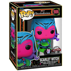 Pop! Marvel: WandaVision- Scarlet Witch (Blacklight)(Exc)