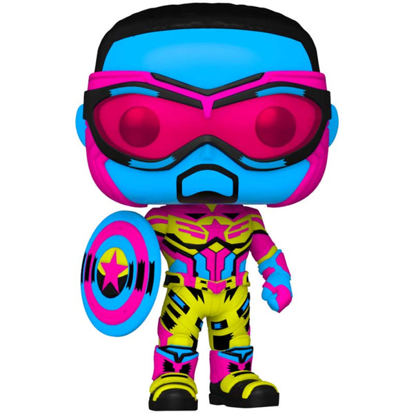 Pop! Marvel: F&WS - Captain America (Blacklight)(Exc)