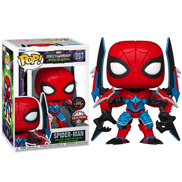 Pop! Marvel: Monster Hunters- Spider-Man w/Chase (Exc)