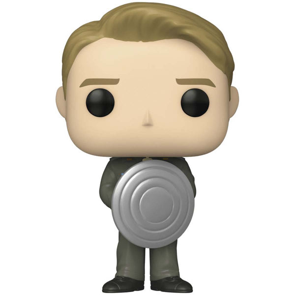 Pop! Marvel: Captain America- Cap w/Prototype shield (MT)(Exc)