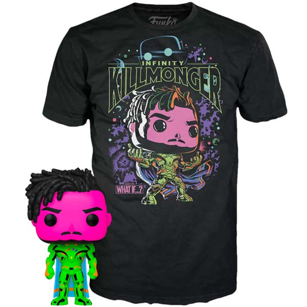 POP & Tee! Marvel: What If…? - Killmonger (BLKT) (XL)