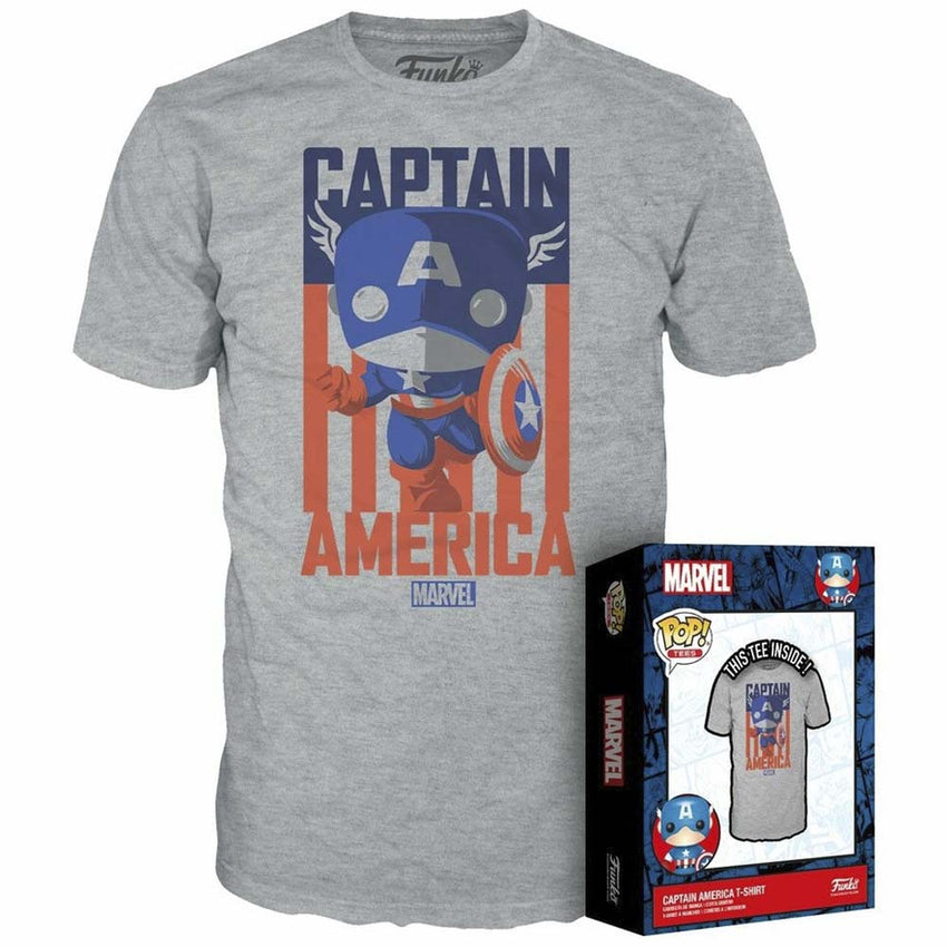 Boxed Tee: Marvel: Captain America (M)