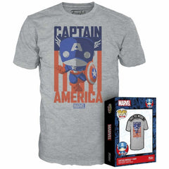 Boxed Tee: Marvel: Captain America (L)