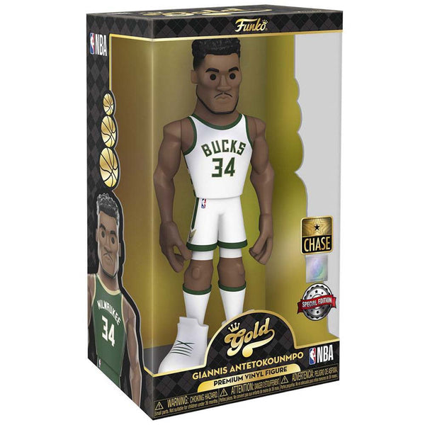 Gold 12" NBA: Bucks- Giannis w/Chase (Exc)